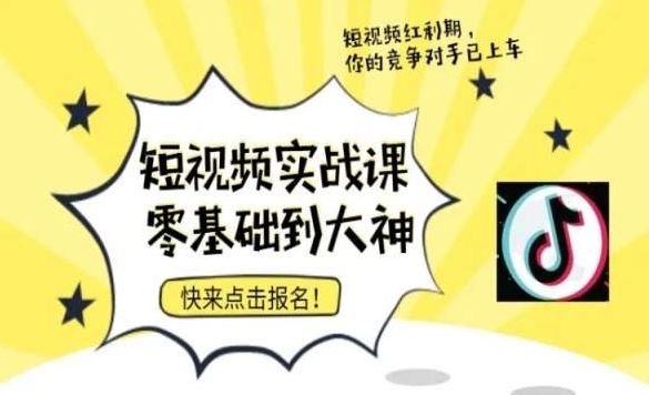 短视频零基础落地实操训练营，短视频实战课零基础到大神-网站游戏源码-黑科技工具分享-www.0592tk.cn-厦门腾空互联