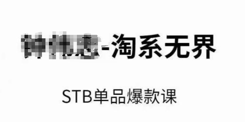淘系无界STB单品爆款课（2024），付费带动免费的核心逻辑，万相台无界关键词推广/精准人群的核心-网站游戏源码-黑科技工具分享-www.0592tk.cn-厦门腾空互联