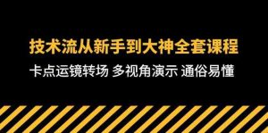 技术流-从新手到大神全套课程,卡点运镜转场 多视角演示 通俗易懂-71节课-网站游戏源码-黑科技工具分享-www.0592tk.cn-厦门腾空互联