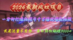 2024年新风口,视频号分成2.0计划,多种玩法打爆视频号,每日轻松2000-网站游戏源码-黑科技工具分享-www.0592tk.cn-厦门腾空互联