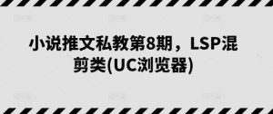 小说推文私教第8期，LSP混剪类(UC浏览器)-网站游戏源码-黑科技工具分享-www.0592tk.cn-厦门腾空互联