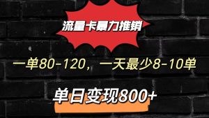 流量卡暴力推销模式一单80-170元一天至少10单,单日变现800元-网站游戏源码-黑科技工具分享-www.0592tk.cn-厦门腾空互联