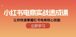 (10384期)小红书电商实战速成课,让你快速掌握红书电商核心技能(28课)-网站游戏源码-黑科技工具分享-www.0592tk.cn-厦门腾空互联