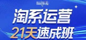 淘系运营21天速成班(更新24年5月)，0基础轻松搞定淘系运营，不做假把式-网站游戏源码-黑科技工具分享-www.0592tk.cn-厦门腾空互联
