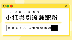 (10587期)爆粉秘籍!30s一个作品,小红书图文引流高质量兼职粉,单号日引50+-网站游戏源码-黑科技工具分享-www.0592tk.cn-厦门腾空互联