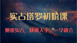 实占塔罗初阶课：独特的牌意解读学习结构，侧重实占，快速入手，一学就会（47节）-网站游戏源码-黑科技工具分享-www.0592tk.cn-厦门腾空互联