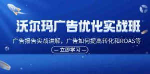 沃尔玛广告优化实战班,广告报告实战讲解,广告如何提高转化和ROAS等-网站游戏源码-黑科技工具分享-www.0592tk.cn-厦门腾空互联