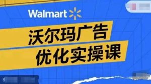 沃尔玛广告优化实操课，广告报告实操讲解，广告如何提高转化和ROAS等-网站游戏源码-黑科技工具分享-www.0592tk.cn-厦门腾空互联