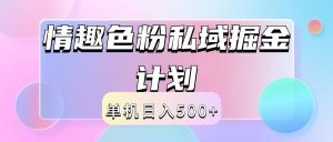 2024情趣色粉私域掘金天花板日入500+后端自动化掘金-网站游戏源码-黑科技工具分享-www.0592tk.cn-厦门腾空互联