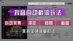 (12428期)抖音自动截流玩法,利用一个软件自动采集、评论、点赞、私信,全域引流-网站游戏源码-黑科技工具分享-www.0592tk.cn-厦门腾空互联