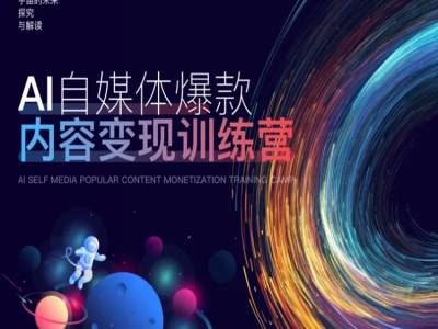 AI自媒体爆款内容变现训练营，20%底层逻辑，60%实操方法，20%案例拆解(即学即用)-网站游戏源码-黑科技工具分享-www.0592tk.cn-厦门腾空互联