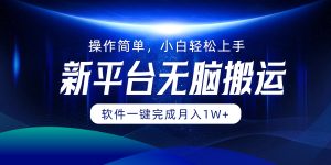 (12528期)平台无脑搬运月入1W+软件一键完成,简单无脑小白也能轻松上手-网站游戏源码-黑科技工具分享-www.0592tk.cn-厦门腾空互联