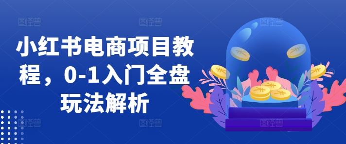 小红书电商项目教程，0-1入门全盘玩法解析-网站游戏源码-黑科技工具分享-www.0592tk.cn-厦门腾空互联