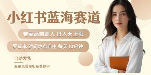 小红书蓝海赛道,圈中高端职场人,月入无上限,可矩阵,内含私域实操教程!-网站游戏源码-黑科技工具分享-www.0592tk.cn-厦门腾空互联