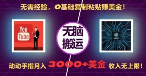 无需经验，0基础复制粘贴赚美刀，动动手指，月入3000+刀，无上限【揭秘】-网站游戏源码-黑科技工具分享-www.0592tk.cn-厦门腾空互联