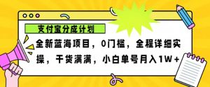 2024年下半年新风口,支付宝分成计划项目玩法,轻松月入1w+-网站游戏源码-黑科技工具分享-www.0592tk.cn-厦门腾空互联