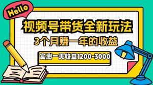 （13211期）24年下半年风口项目，视频号带货全新玩法，3个月赚一年收入，实测单日…-网站游戏源码-黑科技工具分享-www.0592tk.cn-厦门腾空互联