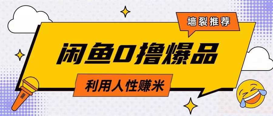 咸鱼0撸玩法利用人性售卖商品达到日挣2张的效果-网站游戏源码-黑科技工具分享-www.0592tk.cn-厦门腾空互联