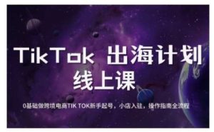 TikTok跨境电商新手起号与运营全攻略，0基础做跨境电商TIKTOK新手起号，小店入驻，操作指南全流程-网站游戏源码-黑科技工具分享-www.0592tk.cn-厦门腾空互联