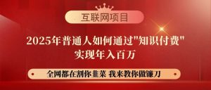 （14466期）【网创项目终点站-镰刀训练营超级IP合伙人】25年普通人如何通过“知识…-网站游戏源码-黑科技工具分享-www.0592tk.cn-厦门腾空互联